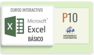 P10. Curso Interactivo M. Excel (Básico)